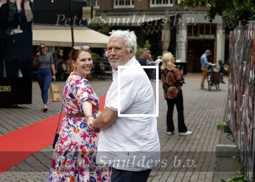 Hilversum 25 juni 2022
Ernst daniel Smid met zijn vriendin en zijn zwangere dochter Coosje