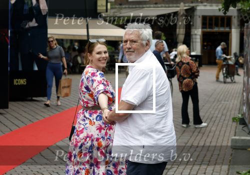 Hilversum 25 juni 2022
Ernst daniel Smid met zijn vriendin en zijn zwangere dochter Coosje