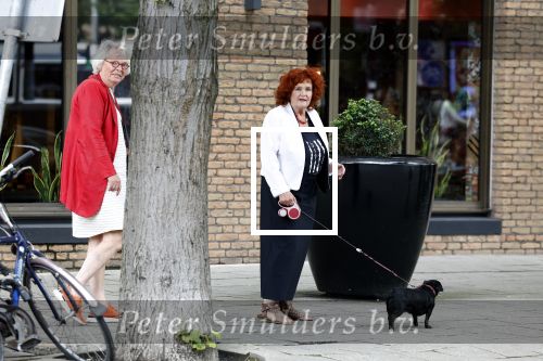 Amsterdam 1 juli 2022
Imca Marina met een vriendin en haar hondje in het centrum van Amsterdam