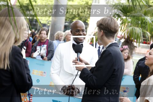 Rotterdam 26 juni 2022
Premiere Bon Bini 3 in Pathe Rotterdam.
Jandino Asporaat kwam met zijn vrouw en kinderen
