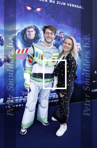 Amsterdam 12 juni 2022
Premiere Lightning (pixar) in Pathe Amsterdam noord.
Jeremy Frieser met vriendin Roos Jansen