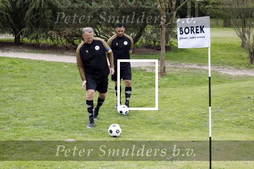 Rotterdam 30 maart 2022
Voetgolf tournooi van Life after Footbaal LAF op golfbaan SEVE in Rotterdam. John v d Brom