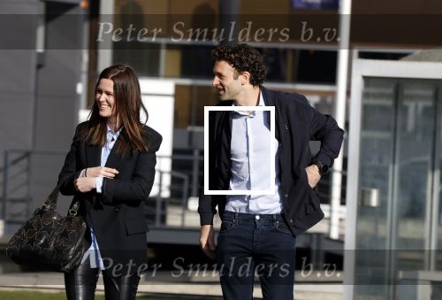 Hilversum 23 maart 2022
Bijeenkomst van alle RTL Presentatoren bij RTL op het mediapark. Kirsten Westrik met haar zwager Pepijn Crone