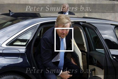 Amsterdam 14 juni 2022
Koning Willem Alexander en prinses Beatrix arriveren beide in hun audi A8 bij het paleis op de dam.
