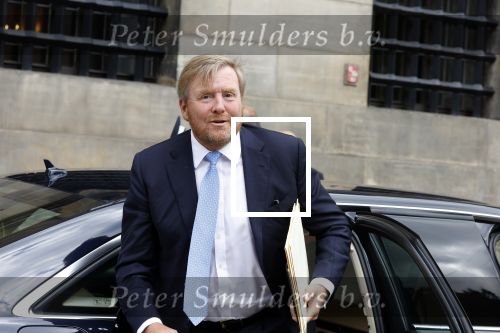 Amsterdam 14 juni 2022
Koning Willem Alexander en prinses Beatrix arriveren beide in hun audi A8 bij het paleis op de dam.
