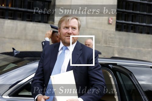 Amsterdam 14 juni 2022
Koning Willem Alexander en prinses Beatrix arriveren beide in hun audi A8 bij het paleis op de dam.
