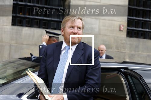 Amsterdam 14 juni 2022
Koning Willem Alexander en prinses Beatrix arriveren beide in hun audi A8 bij het paleis op de dam.