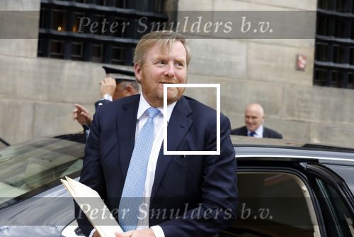 Amsterdam 14 juni 2022
Koning Willem Alexander en prinses Beatrix arriveren beide in hun audi A8 bij het paleis op de dam.