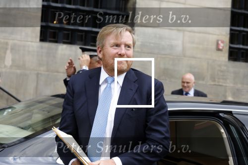 Amsterdam 14 juni 2022
Koning Willem Alexander en prinses Beatrix arriveren beide in hun audi A8 bij het paleis op de dam.