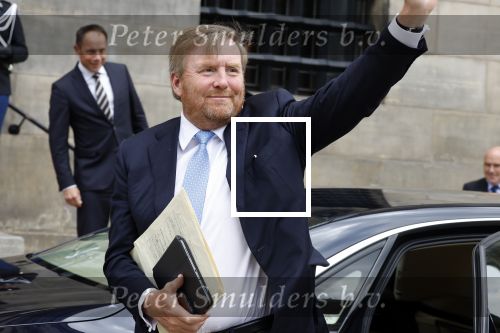 Amsterdam 14 juni 2022
Koning Willem Alexander en prinses Beatrix arriveren beide in hun audi A8 bij het paleis op de dam.
