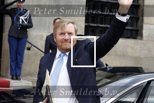 Amsterdam 14 juni 2022
Koning Willem Alexander en prinses Beatrix arriveren beide in hun audi A8 bij het paleis op de dam.