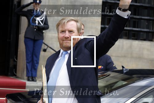 Amsterdam 14 juni 2022
Koning Willem Alexander en prinses Beatrix arriveren beide in hun audi A8 bij het paleis op de dam.