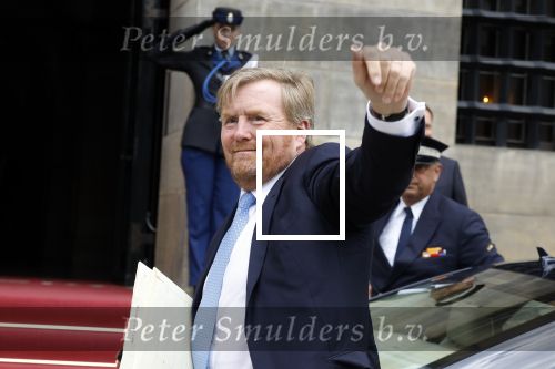 Amsterdam 14 juni 2022
Koning Willem Alexander en prinses Beatrix arriveren beide in hun audi A8 bij het paleis op de dam.