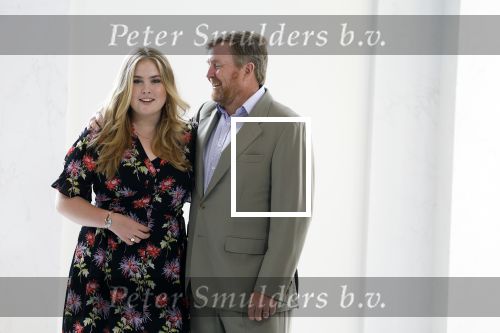 Den Haag 24 juni 2022
Het jaarlijkse fotouurtje in paleis Noordeinde. Aanwezig Koning Willem Alexander Koningin Maxima Prinses Amalia Prinses Alexia en Prinses Ariane