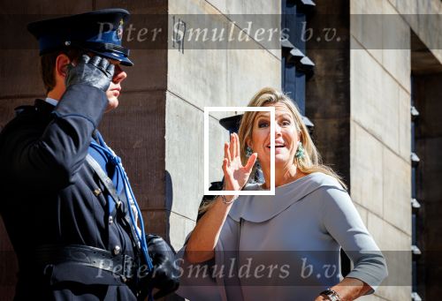 Amsterdam 22 juni 2022
Koning Willem Alexander , Koningin Maxima en prinses Beatrix bij paleis op de dam waar een diner was georganiseerd voor de ambassadeurs.