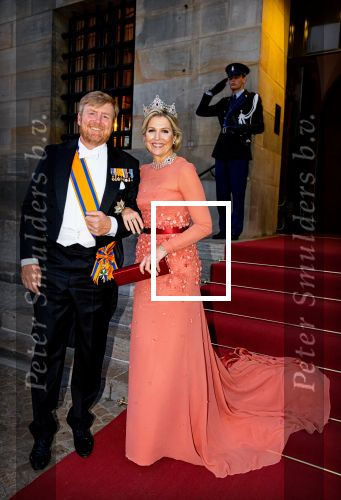 Amsterdam 22 juni 2022
Koning Willem Alexander , Koningin Maxima en prinses Beatrix bij paleis op de dam waar een diner was georganiseerd voor de ambassadeurs.
