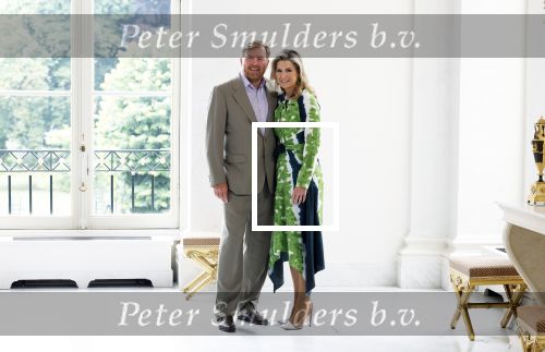 Den Haag 24 juni 2022
Het jaarlijkse fotouurtje in paleis Noordeinde. Aanwezig Koning Willem Alexander Koningin Maxima Prinses Amalia Prinses Alexia en Prinses Ariane