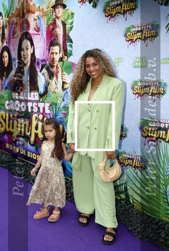 Amsterdam 3 juli 2022
Premiere de Grote slijmfilm in pathe Arena .
Lauretta Gerards met dochter