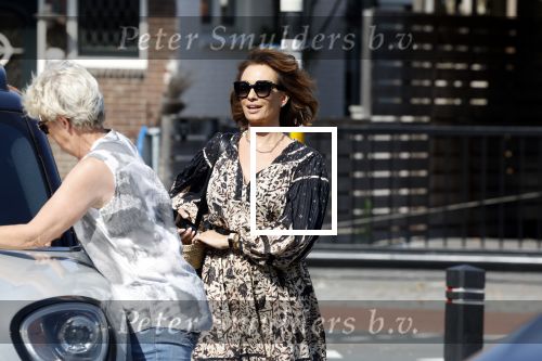 Huizen 19 juli 2022
Leontine Borsato bij de benzinepomp.