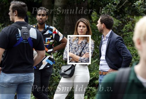 Den Haag 24 juni 2022
Malou Petter van de NOS bij fotouurtje op paleis Noordeinde