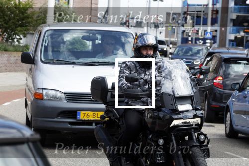 Alkmaar 14 juli 2022
Marco Borsato op zijn nieuwe Harley davidson Pan America 1250 Specoal Motor in de straten van Alkmaar .