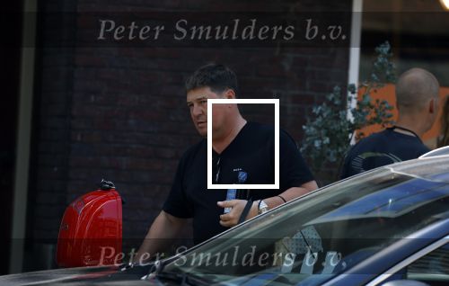 Amsterdam 18 juli 2022
Martijn Krabbe doet boodschappen op zijn vespa scooter