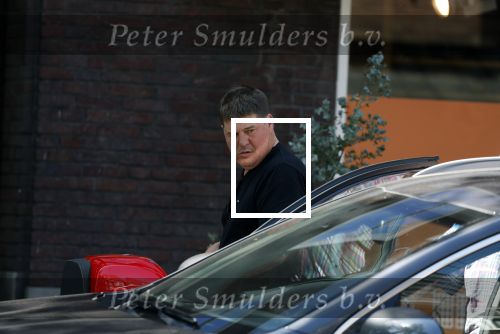 Amsterdam 18 juli 2022
Martijn Krabbe doet boodschappen op zijn vespa scooter