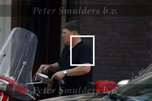 Amsterdam 18 juli 2022
Martijn Krabbe doet boodschappen op zijn vespa scooter