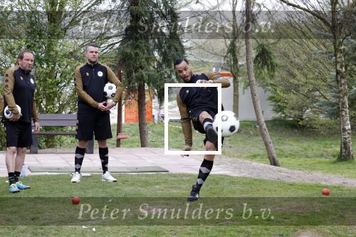 Rotterdam 30 maart 2022
Voetgolf tournooi van Life after Footbaal LAF op golfbaan SEVE in Rotterdam. Michel Vorm