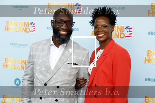 Rotterdam 26 juni 2022
Premiere Bon Bini 3 in Pathe Rotterdam.
Murth Mossel met partner