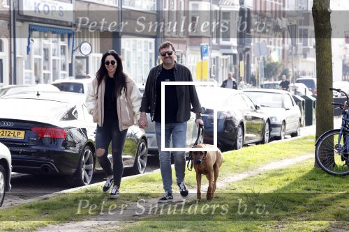 Amsterdam 22 maart 2022
Paul de Munnik met zijn nieuwe vriendin en en hun hond.