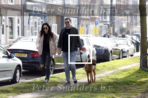 Amsterdam 22 maart 2022
Paul de Munnik met zijn nieuwe vriendin en en hun hond.