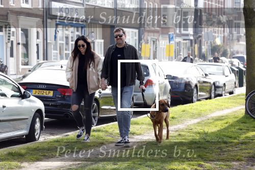 Amsterdam 22 maart 2022
Paul de Munnik met zijn nieuwe vriendin en en hun hond.