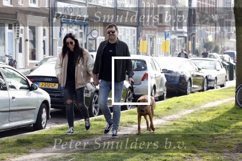 Amsterdam 22 maart 2022
Paul de Munnik met zijn nieuwe vriendin en en hun hond.