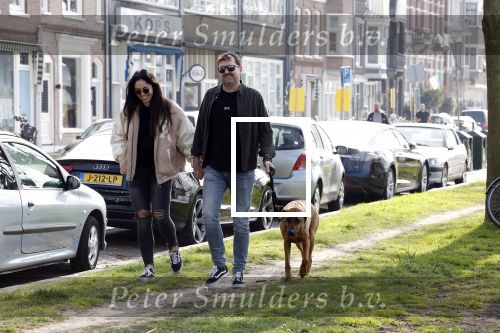 Amsterdam 22 maart 2022
Paul de Munnik met zijn nieuwe vriendin en en hun hond.