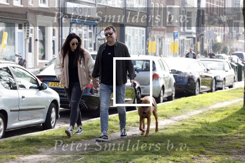 Amsterdam 22 maart 2022
Paul de Munnik met zijn nieuwe vriendin en en hun hond.