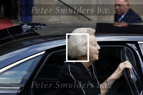 Amsterdam 14 juni 2022
Koning Willem Alexander en prinses Beatrix arriveren beide in hun audi A8 bij het paleis op de dam.