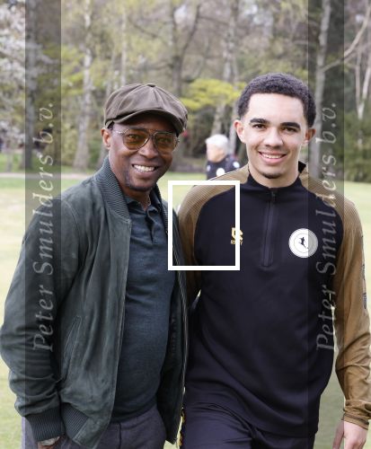 Rotterdam 30 maart 2022
Voetgolf tournooi van Life after Footbaal LAF op golfbaan SEVE in Rotterdam. Regi Blinker en zijn zoon