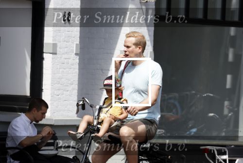 Amsterdam 13 juli 2022
Rick paul Mulligen met zijn dochter op de fiets in Amsterdam zuid