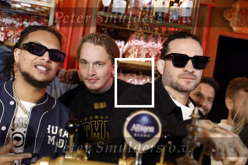 Amsterdam 21 maart 2022
Presentatie heren van Amstel live in Amsterdam.
Ronnie Flex Mc Snelle en Kraantje Pappie