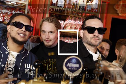 Amsterdam 21 maart 2022
Presentatie heren van Amstel live in Amsterdam.
Ronnie Flex Mc Snelle en Kraantje Pappie