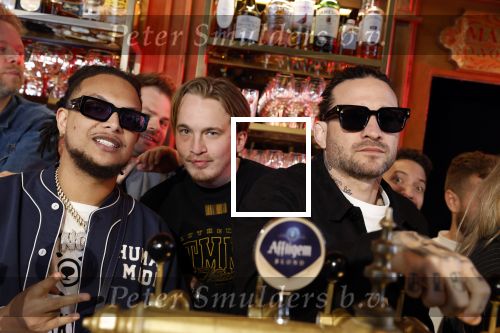 Amsterdam 21 maart 2022
Presentatie heren van Amstel live in Amsterdam.
Ronnie Flex Mc Snelle en Kraantje Pappie