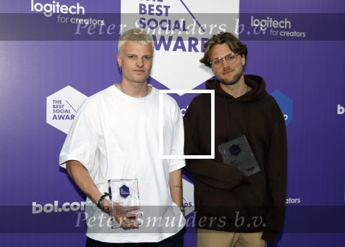 Amsterdam 25 mei 2022
Uitreiking best social awards in Amsterdam
Sam Hofman (l) en Rijk Hofman (r)