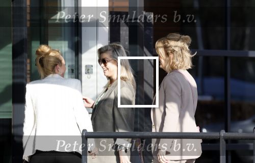 Hilversum 23 maart 2022
Bijeenkomst van alle RTL Presentatoren bij RTL op het mediapark. Bridget Maasland en Samantha Steenwijk