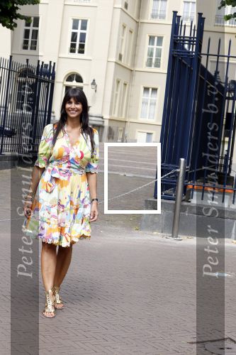 Den Haag 24 juni 2022
Sandra Schuurhof bij fotouurtje op paleis Noordeinde