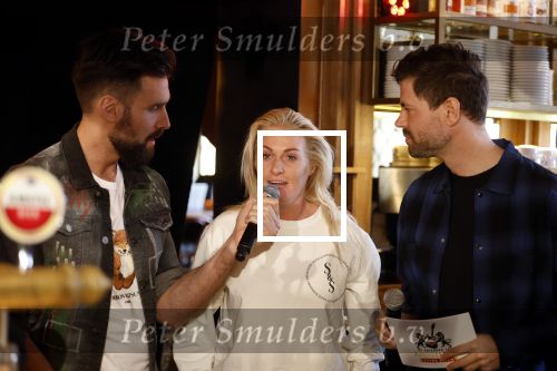 Amsterdam 21 maart 2022
Presentatie heren van Amstel live in Amsterdam.
Sanne hans  (miss Montreal)