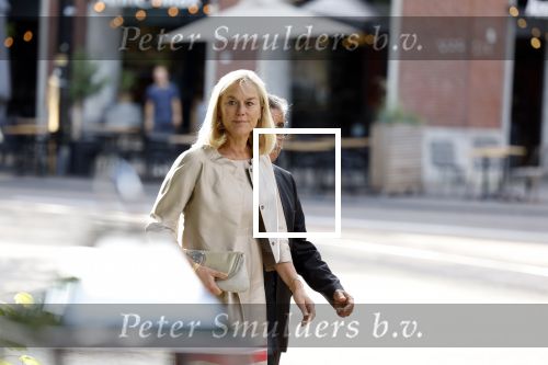 Den Haag 20 juni 2022
Diner met Prins Hendrik en Prinses Mary van Denemarken en Koning Willem Alexander en Koningin Maxima in de grote kerk . Sigrid Kaag met haar man Anis al Qaq