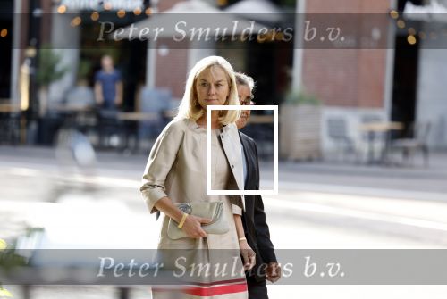 Den Haag 20 juni 2022
Diner met Prins Hendrik en Prinses Mary van Denemarken en Koning Willem Alexander en Koningin Maxima in de grote kerk . Sigrid Kaag met haar man Anis al Qaq