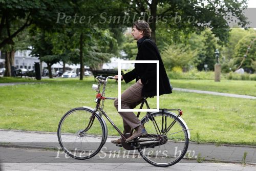 Amsterdam 5 juli 2022
Stefano Keizers op de fiets in Amsterdam zuid