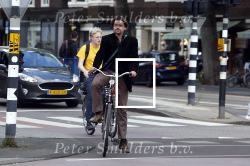 Amsterdam 5 juli 2022
Stefano Keizers op de fiets in Amsterdam zuid